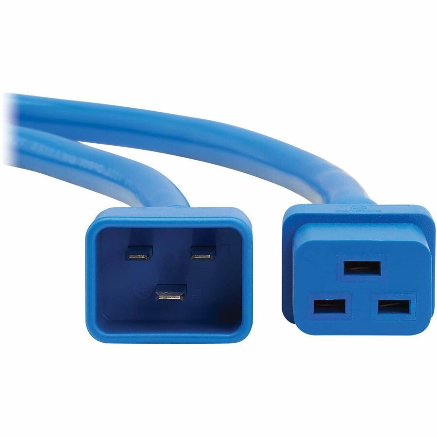 Eaton Tripp Lite Series P036-006-ABL Power Extension Cord, C20 to C19 – Heavy-Duty 20A 250V, 6 ft. Blue