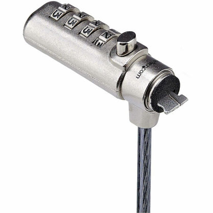 StarTech.com Slim K-Slot Laptop Security Lock with 6.6ft Cut-Resistant Cable and 4-Digit Combination