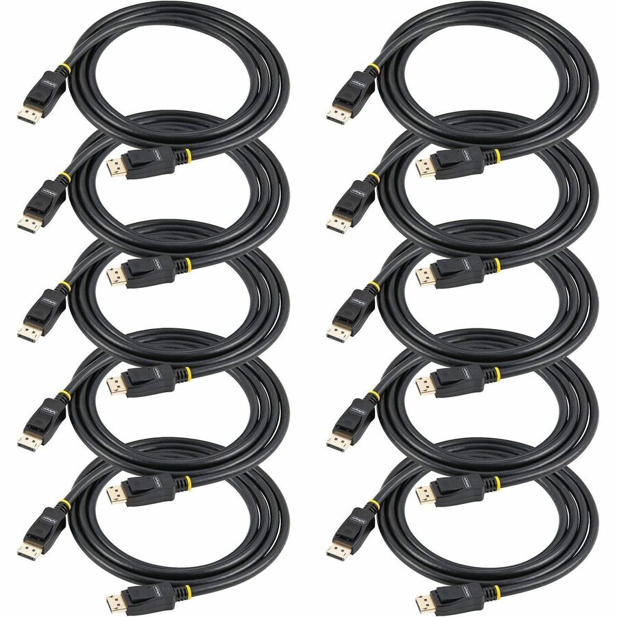 StarTech.com 10ft DisplayPort 1.2 Cable - 10 Pack for Multi-Monitor 4K UHD Setups