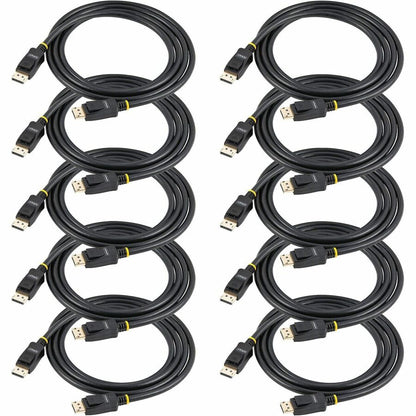 StarTech.com 10ft DisplayPort 1.2 Cable - 10 Pack for Multi-Monitor 4K UHD Setups