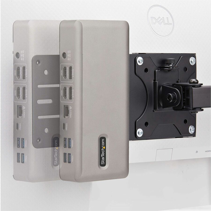 StarTech.com VESA Mounting Bracket for NUC, Thin Clients & Docking Stations - VESA 75x75/100x100 Compatible