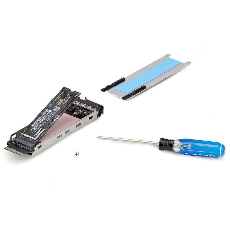 StarTech.com Dual-Bay M.2 NVMe SSD to PCIe x8 Removable Mobile Rack - Toolless Hot-Swap Drive Bay with Bifurcation Support