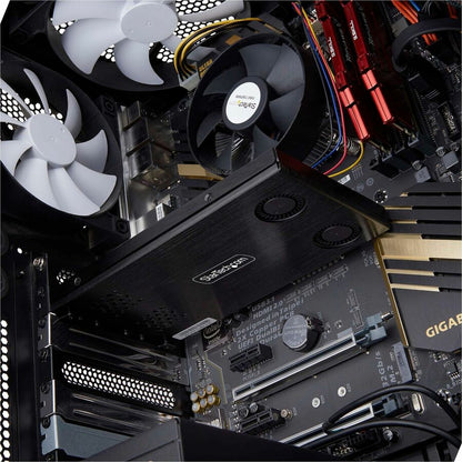 StarTech.com Dual-Bay M.2 NVMe SSD to PCIe x8 Removable Mobile Rack - Toolless Hot-Swap Drive Bay with Bifurcation Support