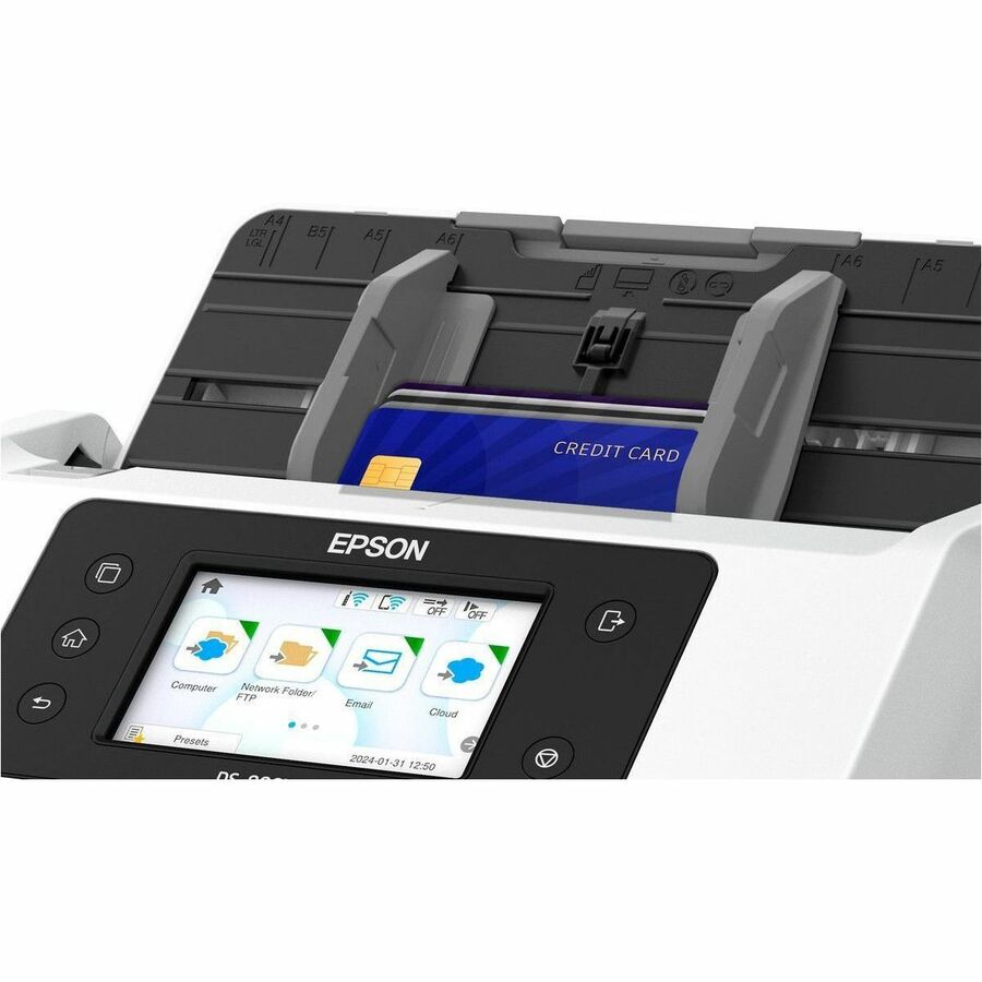 Epson EdgeLink DS-800WN Color Document Scanner with Wireless Networking and 50 ppm Speed