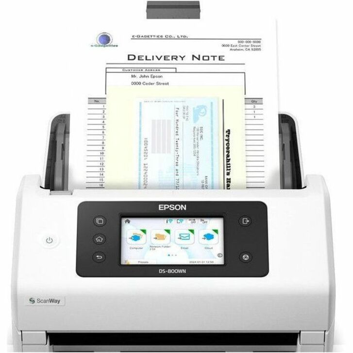 Epson EdgeLink DS-800WN Color Document Scanner with Wireless Networking and 50 ppm Speed