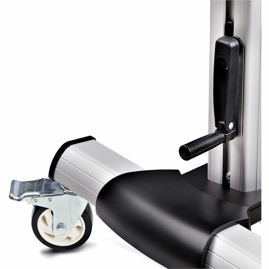 StarTech.com Mobile TV Cart for 60-100 Inch Displays with Adjustable Height and Storage
