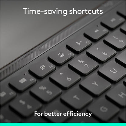 Logitech Signature Slim MK955 Combo for Business with Copilot Key, Wireless Keyboard and Mouse in Graphite