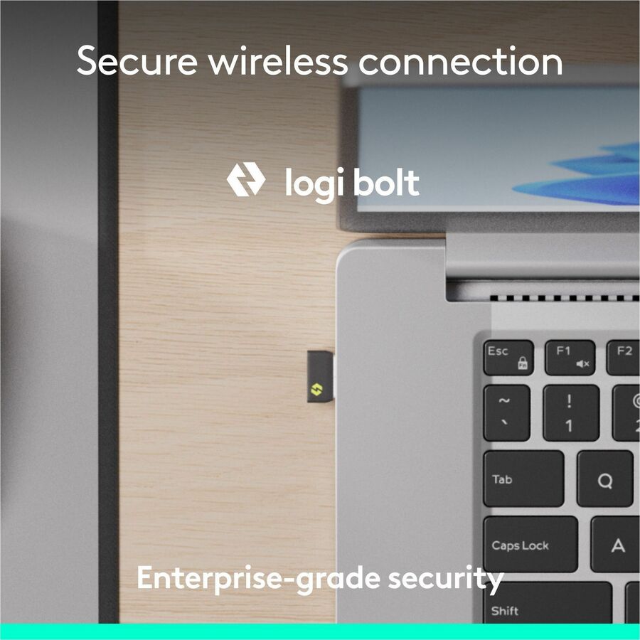 Logitech Signature Slim MK955 Combo for Business with Copilot Key, Wireless Keyboard and Mouse in Graphite