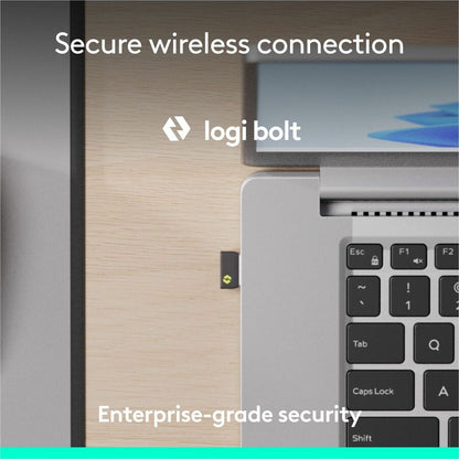 Logitech Signature Slim MK955 Combo for Business with Copilot Key, Wireless Keyboard and Mouse in Graphite