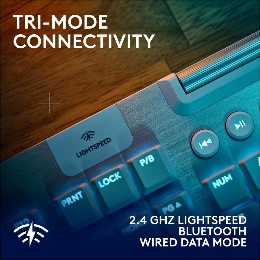 Logitech G915 X LIGHTSPEED Low-Profile Wireless Gaming Keyboard with RGB Backlighting and Programmable Keys