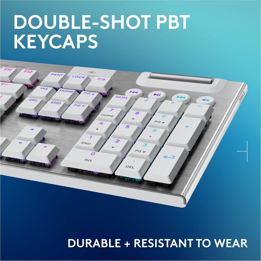 Logitech G915 X LIGHTSPEED Low-Profile Wireless Gaming Keyboard with RGB Backlighting and Programmable Keys