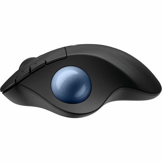 Logitech ERGO M575S Wireless Trackball Mouse with Ergonomic Design and Quiet Clicks