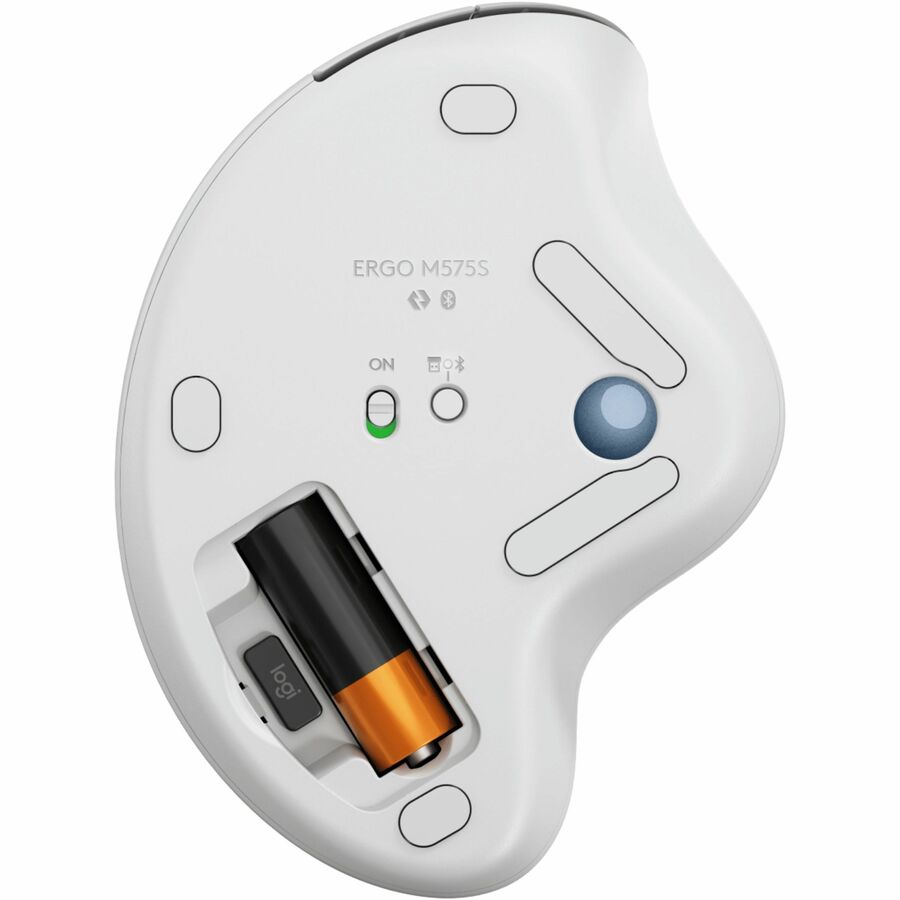 Logitech ERGO M575S Wireless Trackball Mouse with Thumb Control and Quiet Clicks
