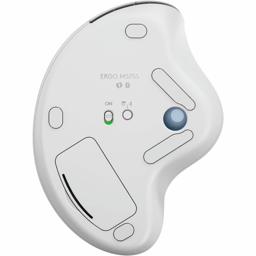 Logitech ERGO M575S Wireless Trackball Mouse with Thumb Control and Quiet Clicks