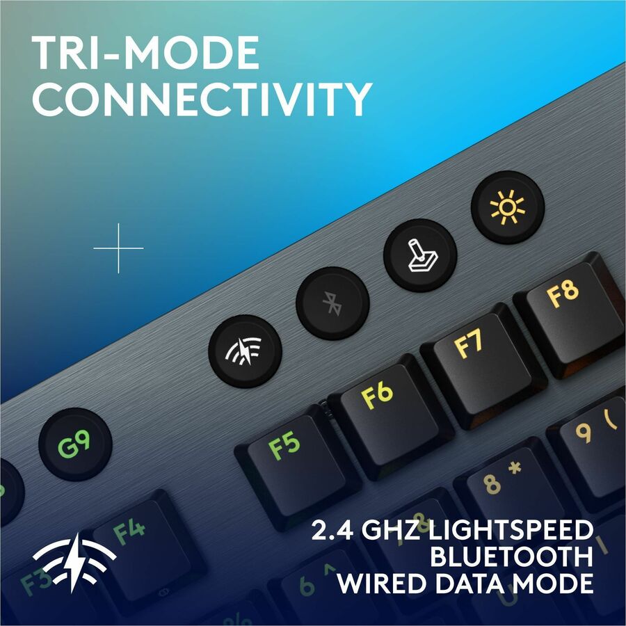 Logitech G915 X LIGHTSPEED Low-Profile Wireless Gaming Keyboard with RGB Backlighting and Programmable Keys