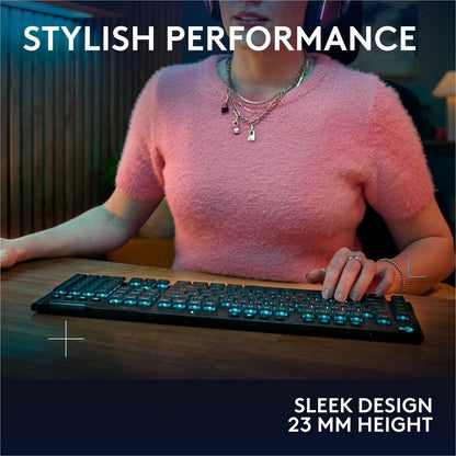 Logitech G915 X LIGHTSPEED Low-Profile Wireless Gaming Keyboard with RGB Backlighting and Programmable Keys