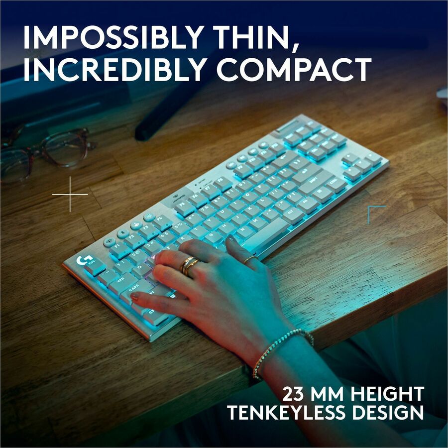 Logitech G915 X LIGHTSPEED TKL Wireless Gaming Keyboard with RGB Backlighting and Programmable Keys