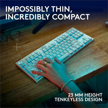 Logitech G915 X LIGHTSPEED TKL Wireless Gaming Keyboard with RGB Backlighting and Programmable Keys