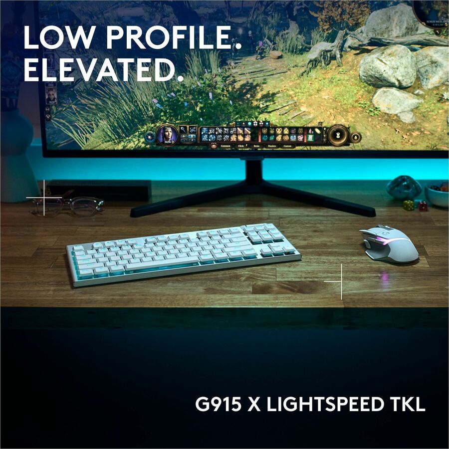 Logitech G915 X LIGHTSPEED TKL Wireless Gaming Keyboard with RGB Backlighting and Programmable Keys