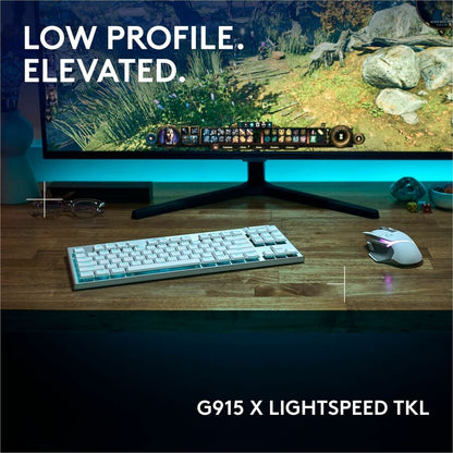 Logitech G915 X LIGHTSPEED TKL Wireless Gaming Keyboard with RGB Backlighting and Programmable Keys