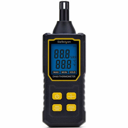 StarTech.com Handheld Digital Temperature and Humidity Meter with Large LCD for Data Center and Office Monitoring