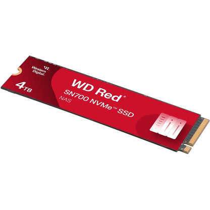 Western Digital WD Red SN700 NVMe SSD - 4TB M.2 2280 Internal PCIe 3.0 x4 for NAS
