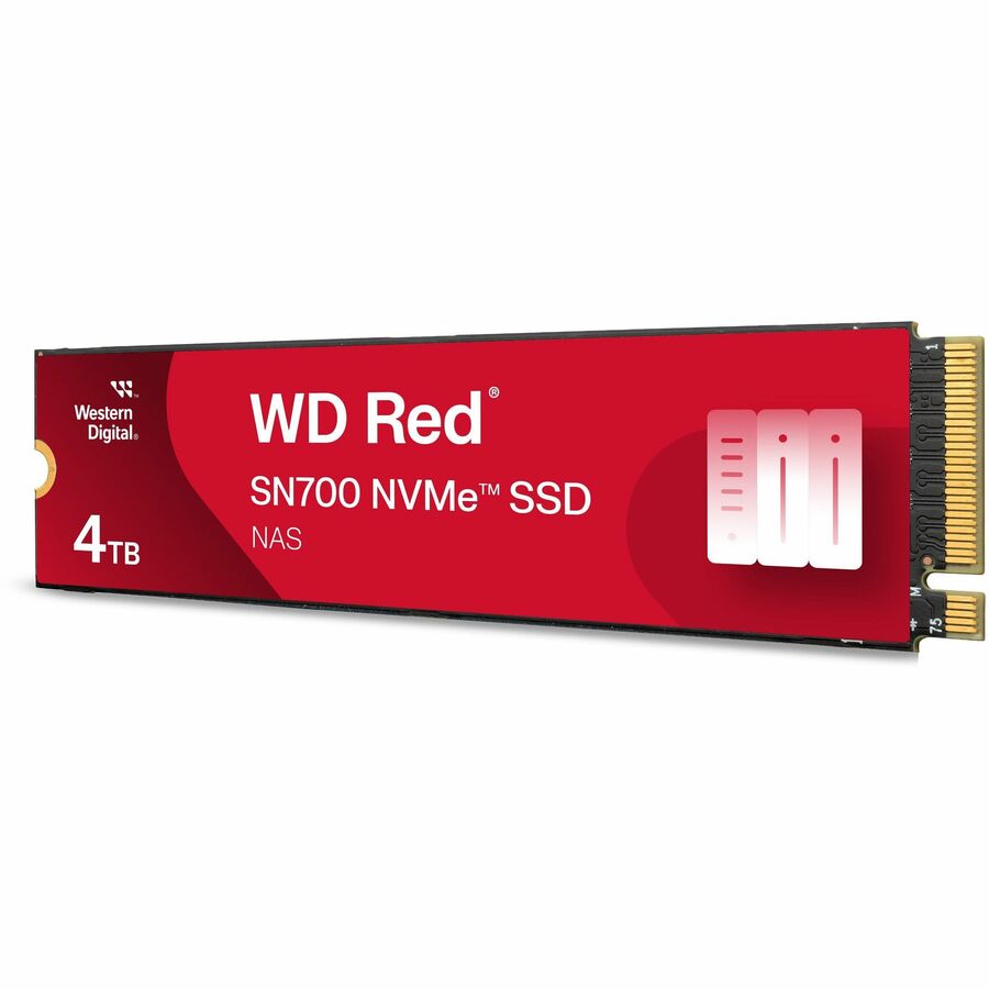 Western Digital WD Red SN700 NVMe SSD - 4TB M.2 2280 Internal PCIe 3.0 x4 for NAS