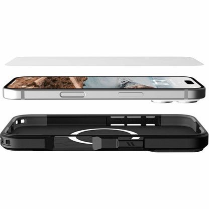 Urban Armor Gear Glass Screen Protector Shield for iPhone 16 - Clear