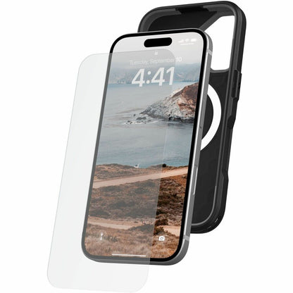 Urban Armor Gear Glass Screen Protector Shield for iPhone 16 - Clear