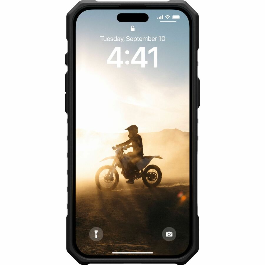 Urban Armor Gear Pathfinder Clear iPhone 16 Plus Case - Ice/Silver
