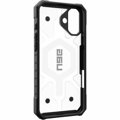Urban Armor Gear Pathfinder Clear iPhone 16 Plus Case - Ice/Silver