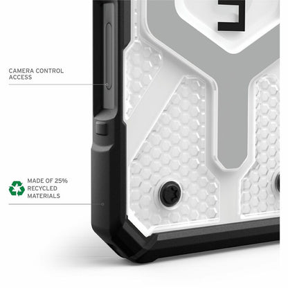 Urban Armor Gear Pathfinder Clear iPhone 16 Plus Case - Ice/Silver