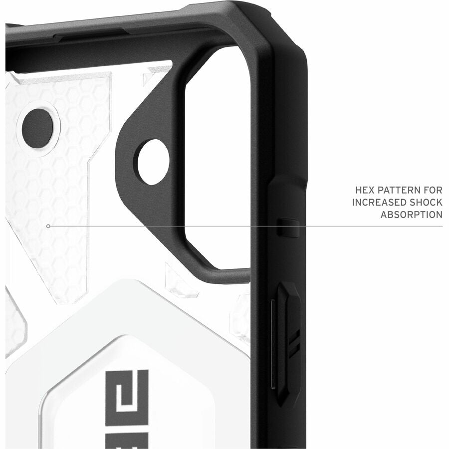 Urban Armor Gear Pathfinder Clear iPhone 16 Plus Case - Ice/Silver