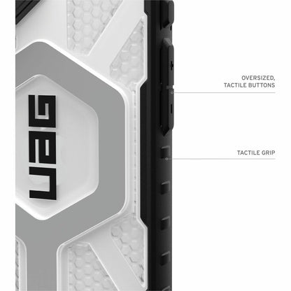 Urban Armor Gear Pathfinder Clear iPhone 16 Plus Case - Ice/Silver
