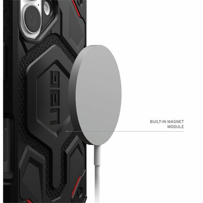 Urban Armor Gear Monarch Pro Kevlar® iPhone 16 Plus Case - Kevlar Black