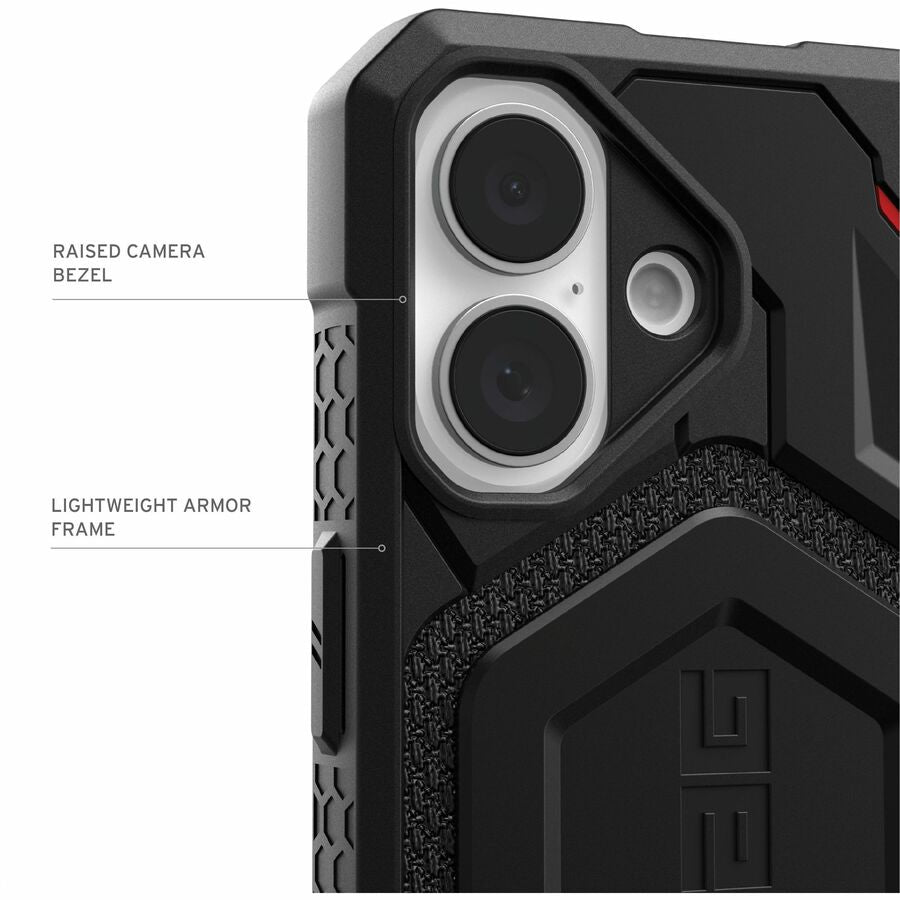 Urban Armor Gear Monarch Pro Kevlar® iPhone 16 Plus Case - Kevlar Black
