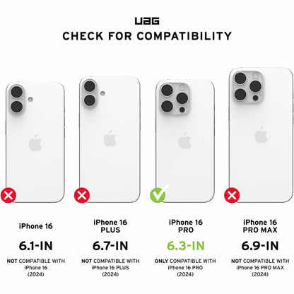 Urban Armor Gear Essential Armor iPhone 16 Pro Max MagSafe Case - Black
