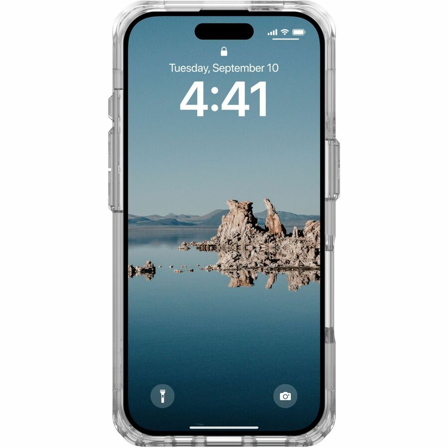Urban Armor Gear Plyo iPhone 16 Case - Ice/White | Shock-Resistant, MagSafe Compatible
