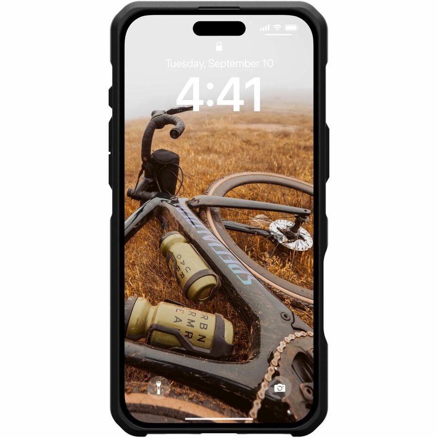 Urban Armor Gear Metropolis LT iPhone 16 Plus Case - Kevlar Black with MagSafe Compatibility