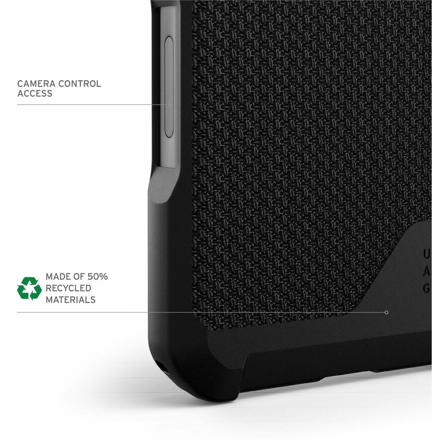 Urban Armor Gear Metropolis LT iPhone 16 Plus Case - Kevlar Black with MagSafe Compatibility
