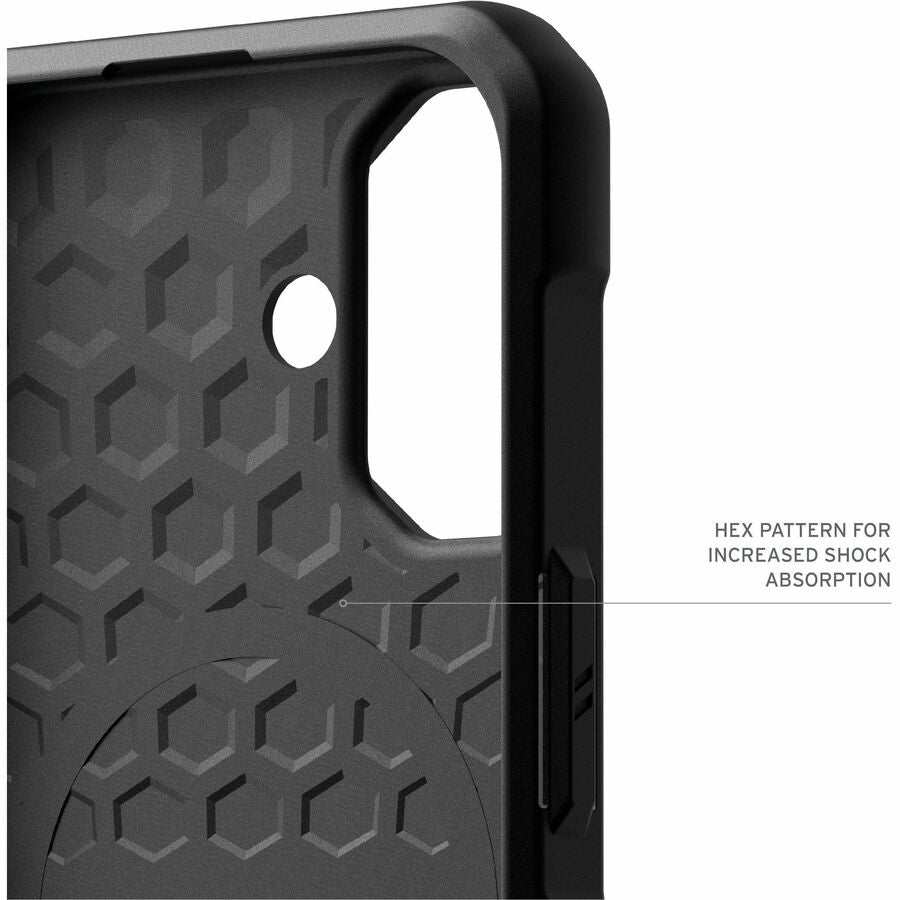 Urban Armor Gear Metropolis LT iPhone 16 Plus Case - Kevlar Black with MagSafe Compatibility