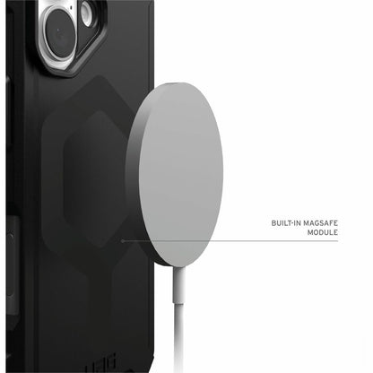 Urban Armor Gear Essential Armor iPhone 16 Plus Case - Black with MagSafe Compatibility