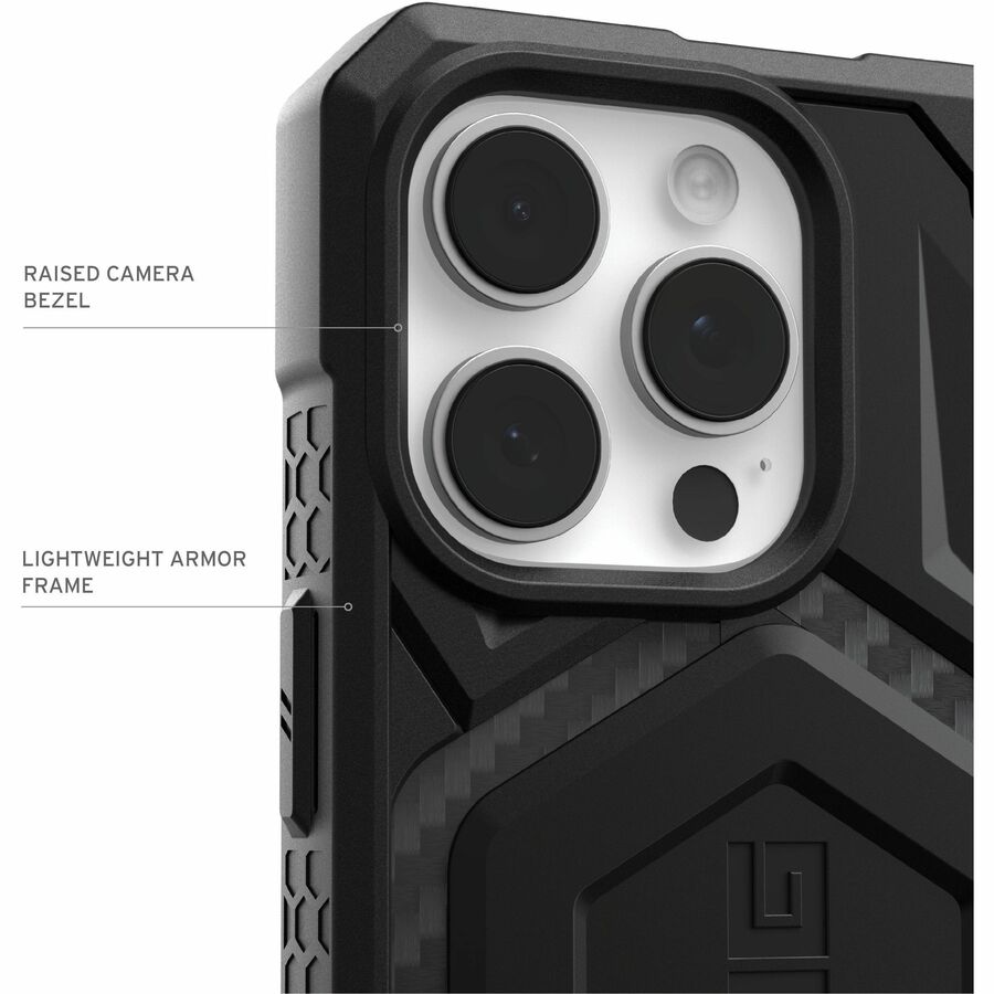 Urban Armor Gear Monarch Pro iPhone 16 Pro Case - Carbon Fiber