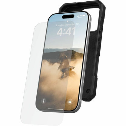 Urban Armor Gear Glass Screen Protector Shield Ultra for iPhone 16 Pro – Clear