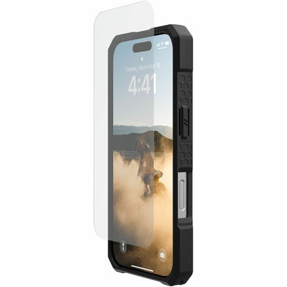 Urban Armor Gear Glass Screen Protector Shield Ultra for iPhone 16 Pro – Clear