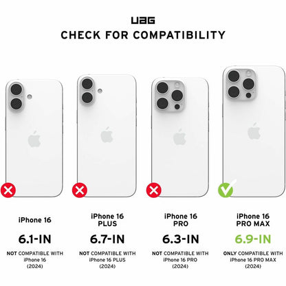Urban Armor Gear Civilian iPhone 16 Pro Max MagSafe Case - Bordeaux