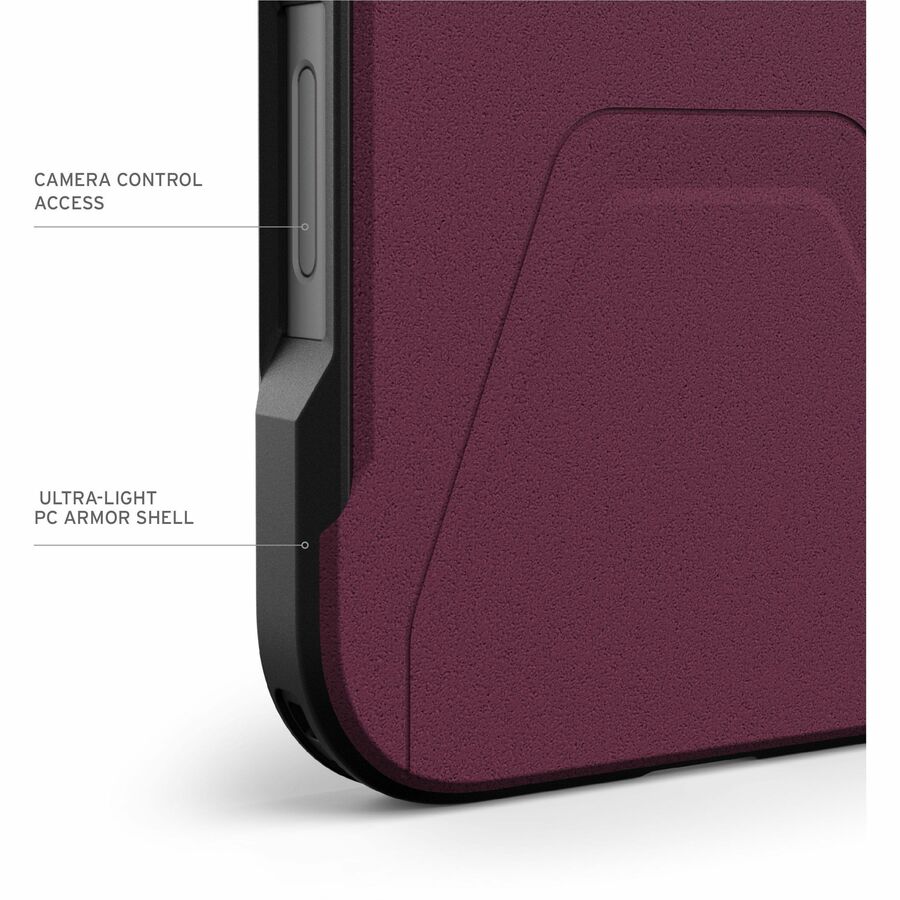 Urban Armor Gear Civilian iPhone 16 Pro Max MagSafe Case - Bordeaux