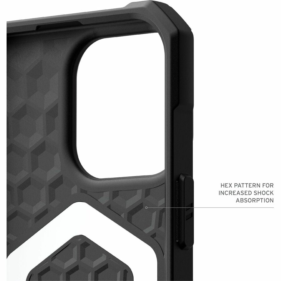 Urban Armor Gear Essential Armor iPhone 16 Pro Max Case – Black with MagSafe Compatibility