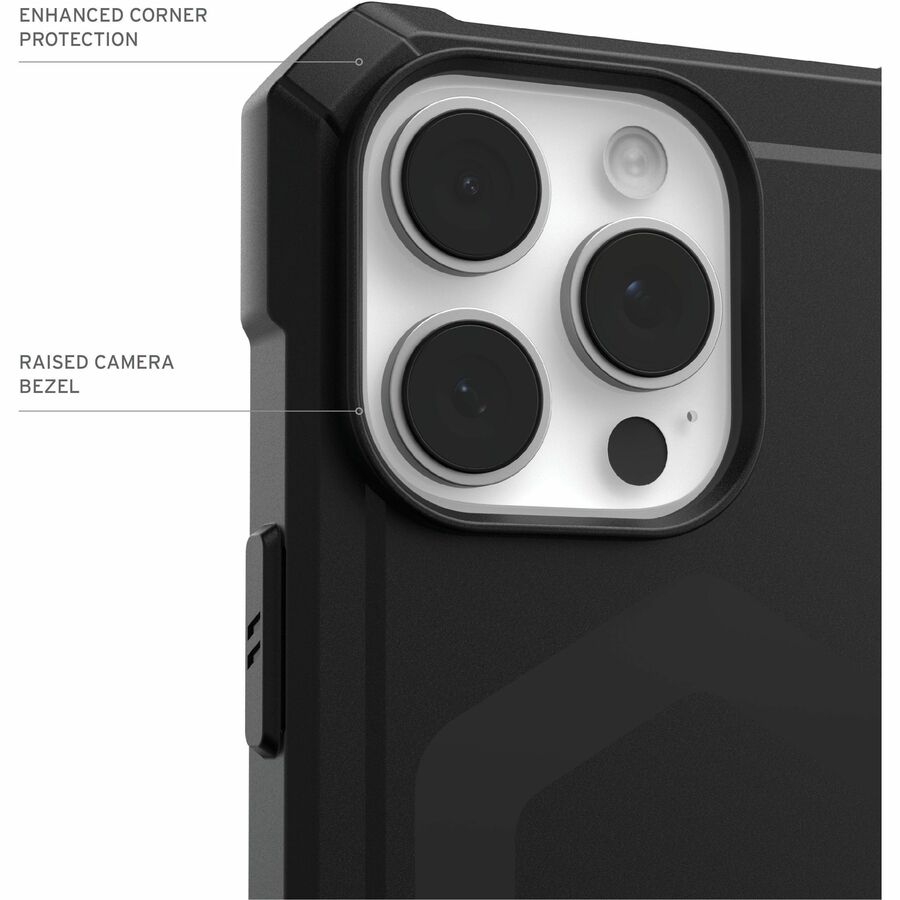 Urban Armor Gear Essential Armor iPhone 16 Pro Max Case – Black with MagSafe Compatibility