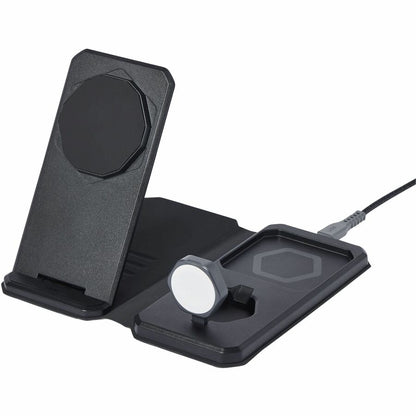 Urban Armor Gear SRGE 3-in-1 Travel and Desktop Charger with MagSafe Compatibility and Case